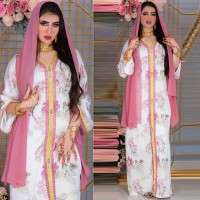Women Muslim Abaya Dress India Abayas Ramadan Hijab Dubai Turkey Islam Morocco Kaftan Robe